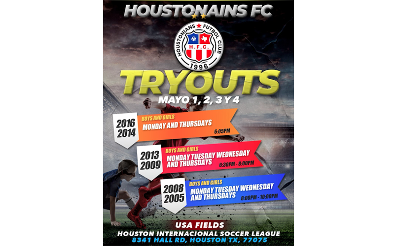 HOUSTONIANS FC 2023/2024 TRYOUTS!!!